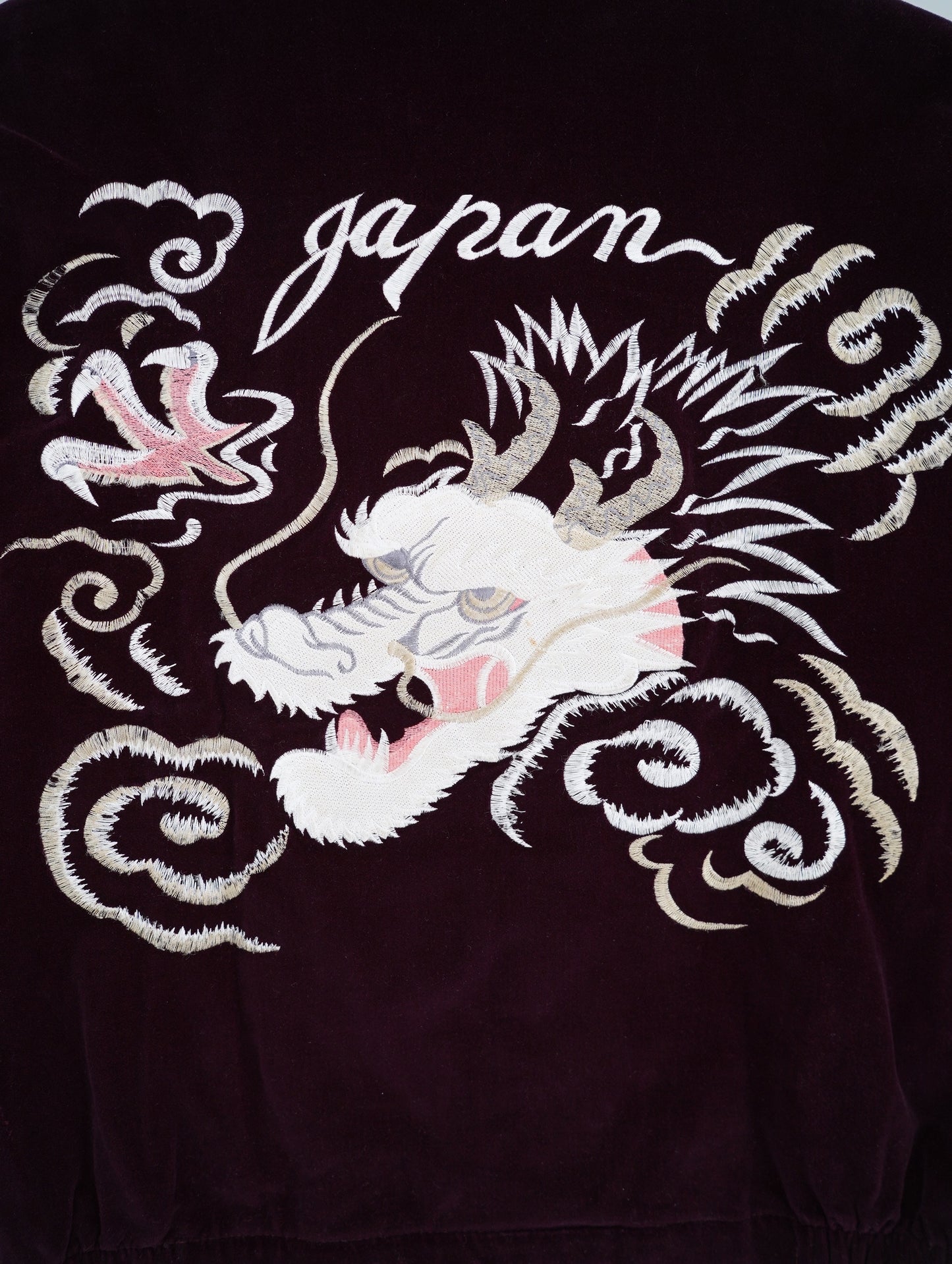 80s velveteen sukajan