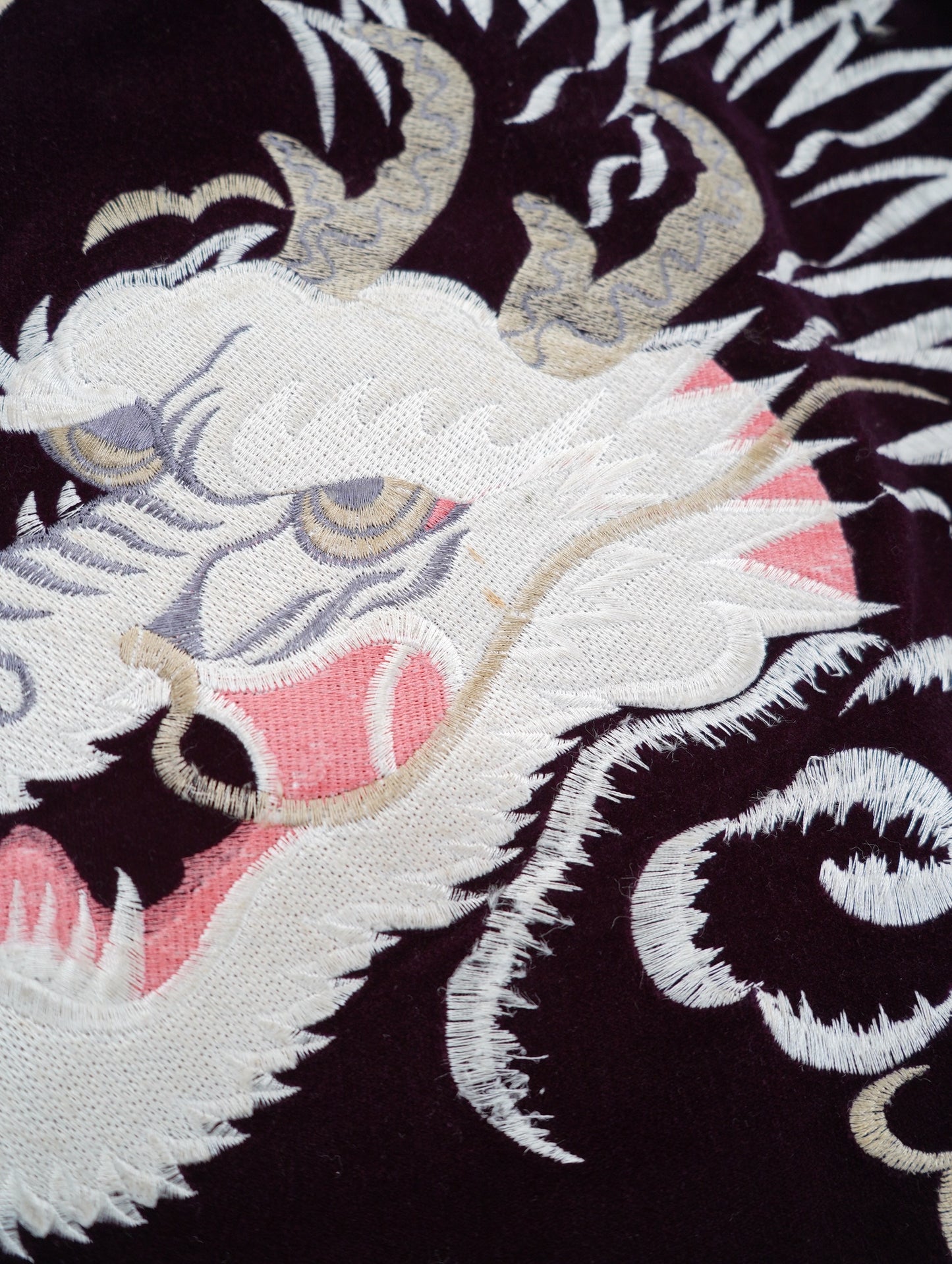 80s velveteen sukajan