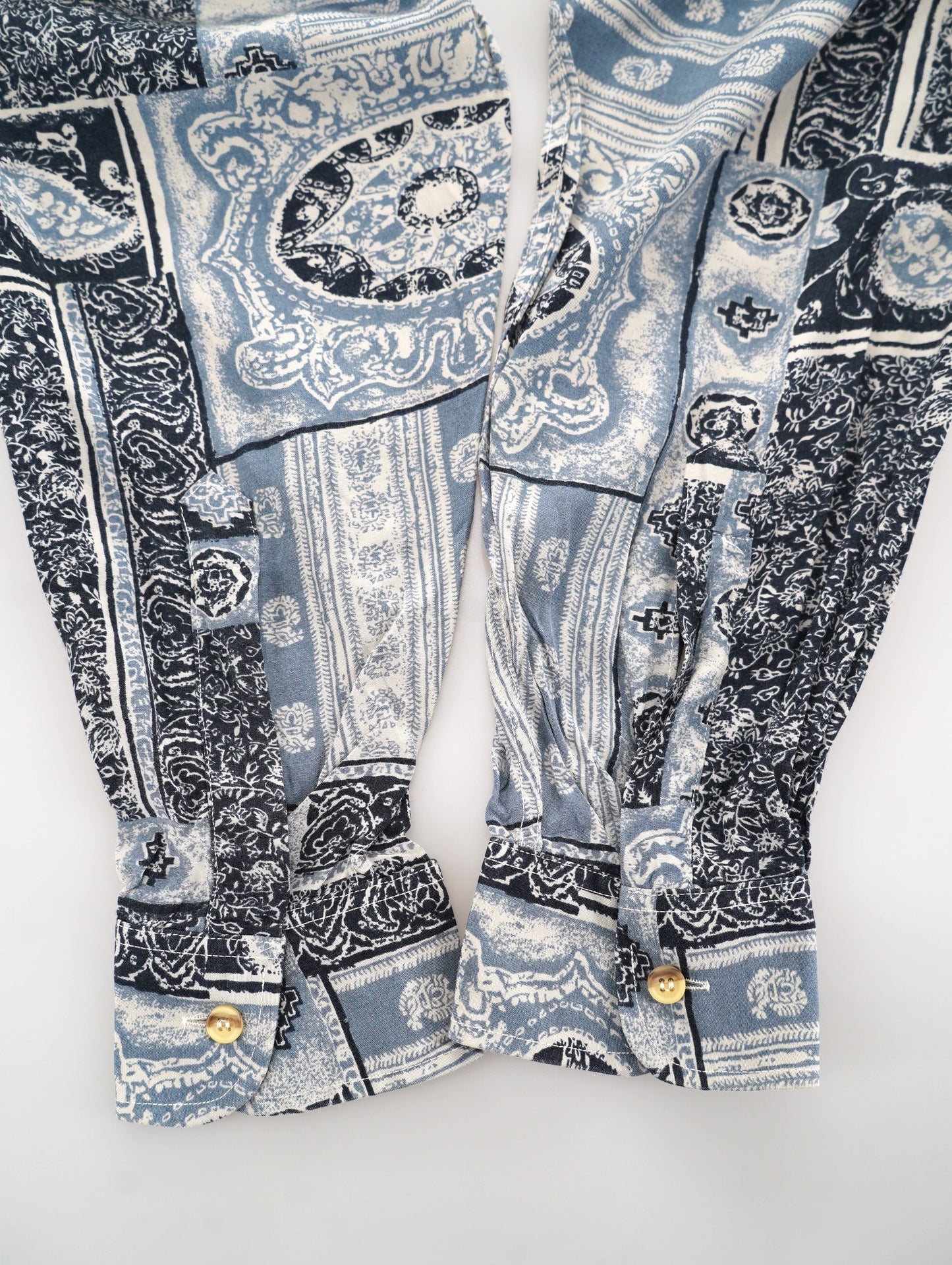 80-90s paisley shirt