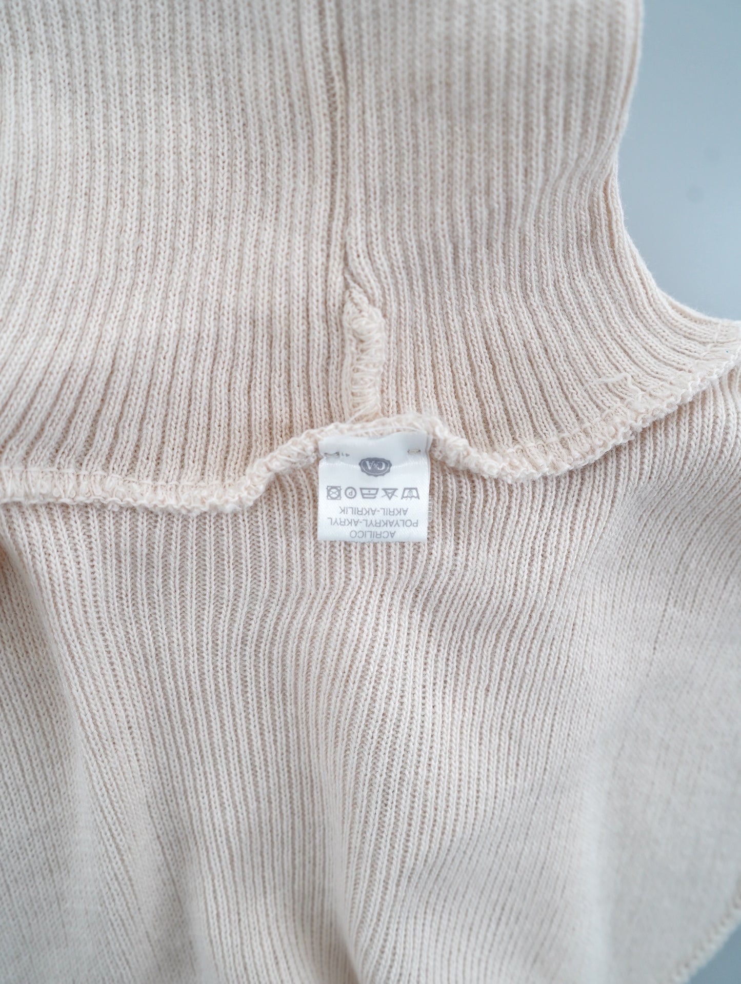 knit detachable collar