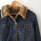 GAP denim fleece lined denim jacket