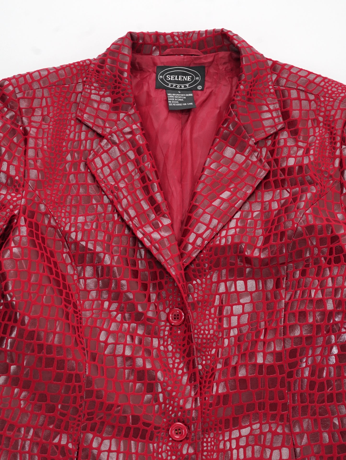 snake pattern jacket