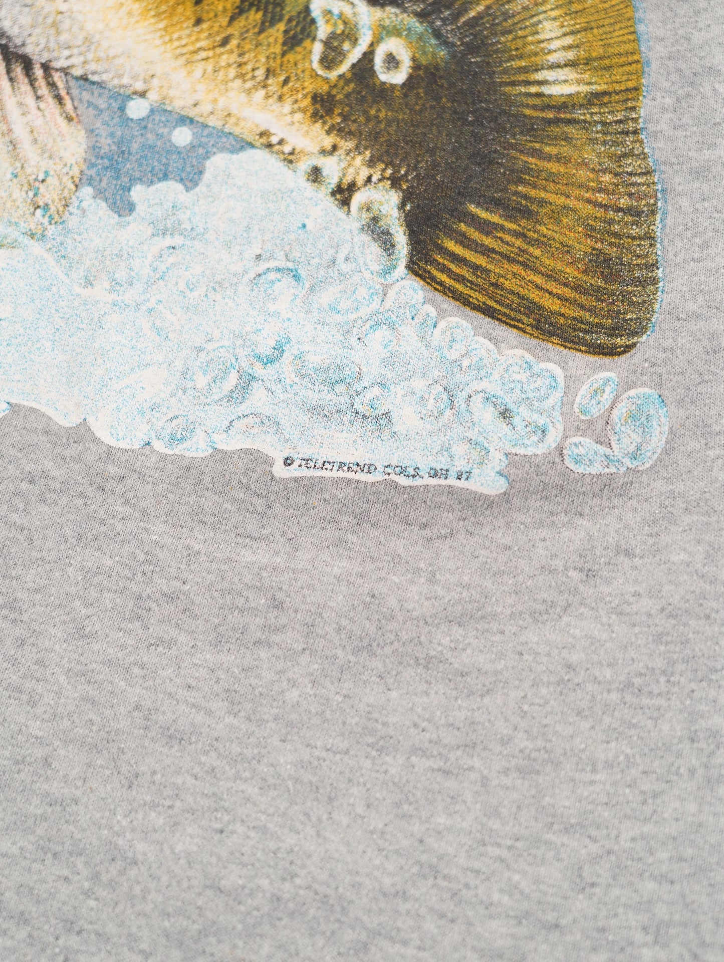 Black bass tee