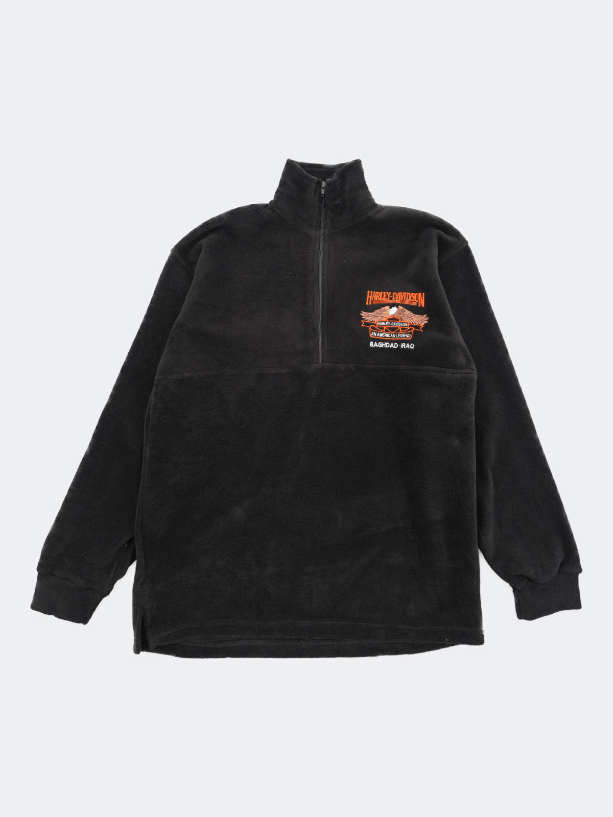 Harley Davidson fleece pullover jacket
