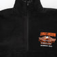 Harley Davidson fleece pullover jacket