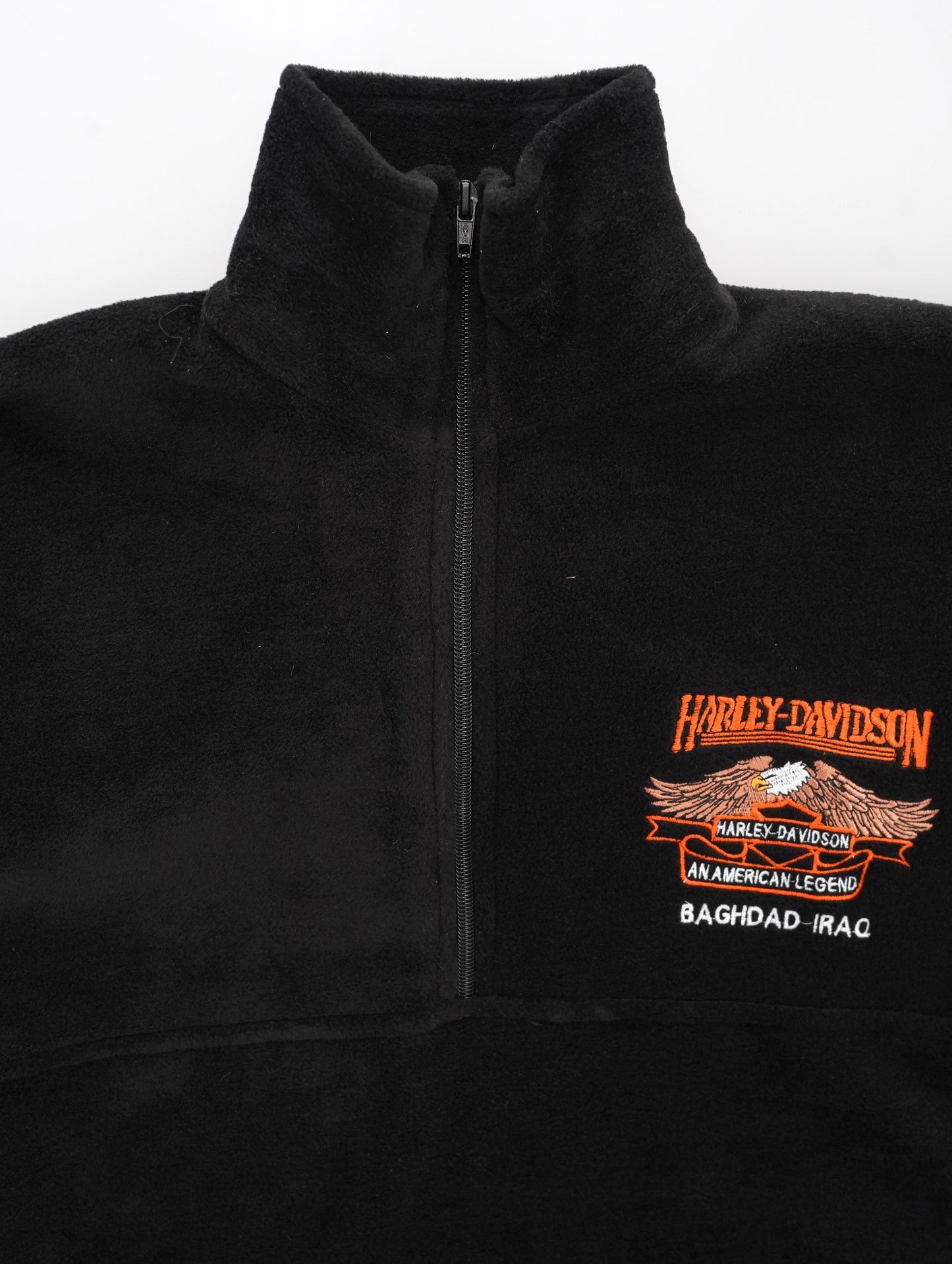 Harley Davidson fleece pullover jacket
