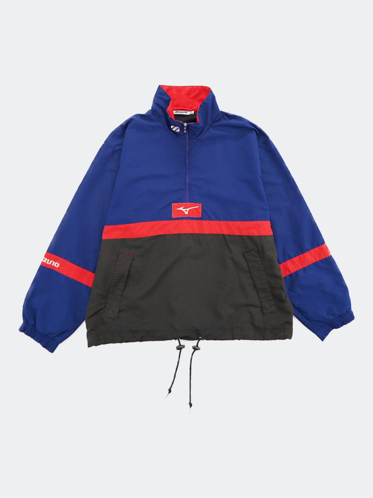 MIZUNO half zip polyester jacket
