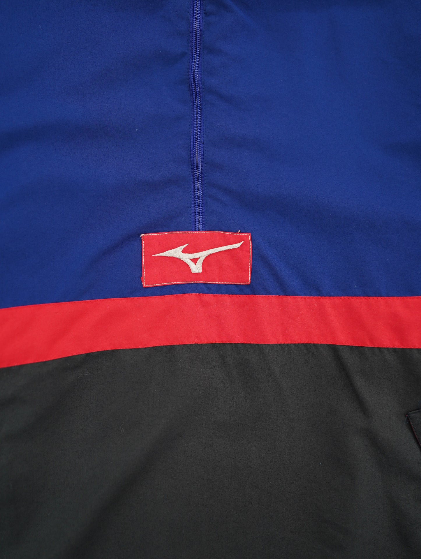 MIZUNO half zip polyester jacket