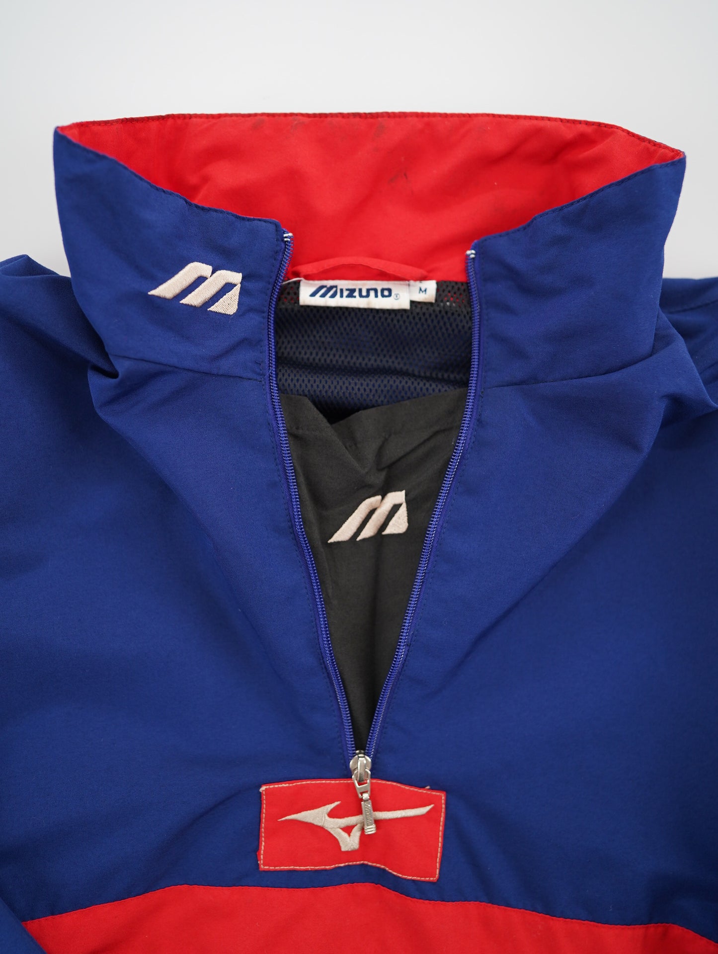 MIZUNO half zip polyester jacket