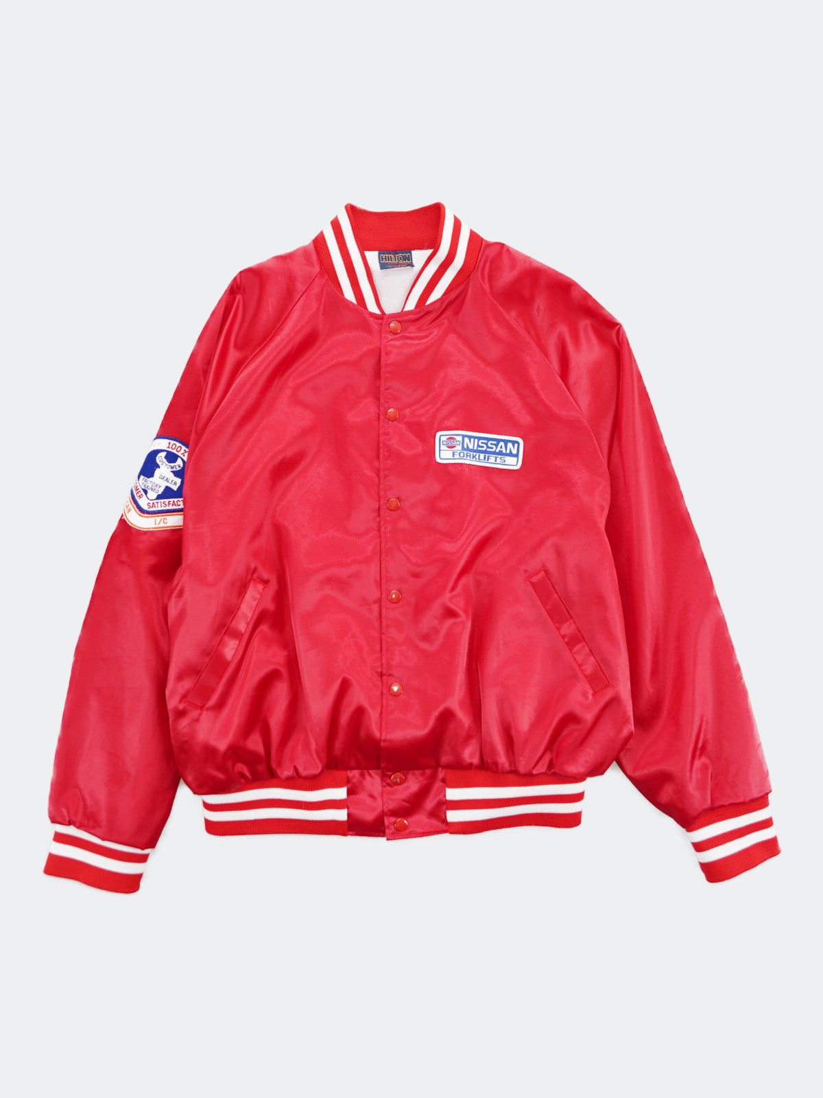 80s NISSAN nylon stadium jacket