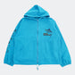 blue marlin printed hoodie jacket