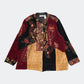 ethnic spliced jacket