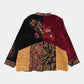 ethnic spliced jacket