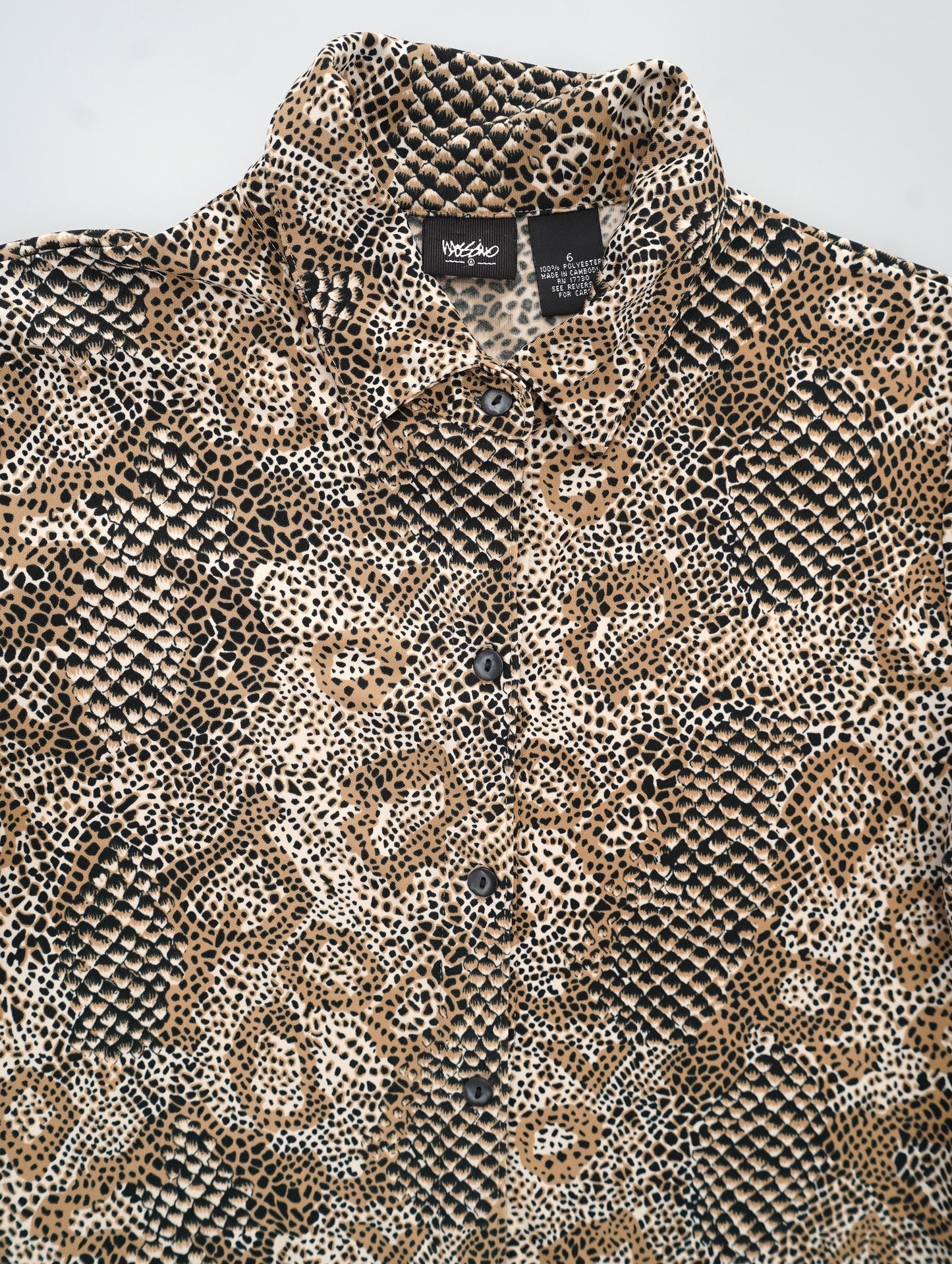 snake pattern one piece