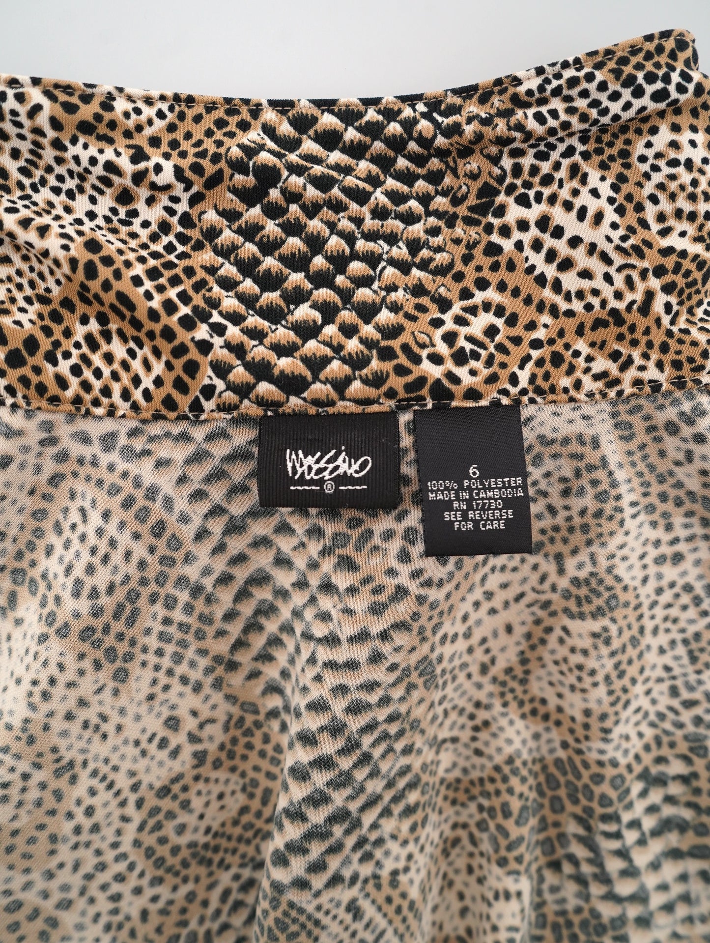 snake pattern one piece
