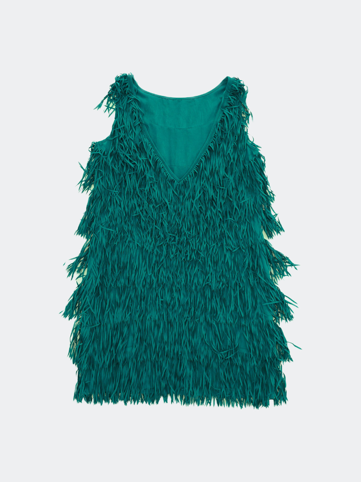 Fringe sleeveless dress