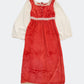 velour long dress