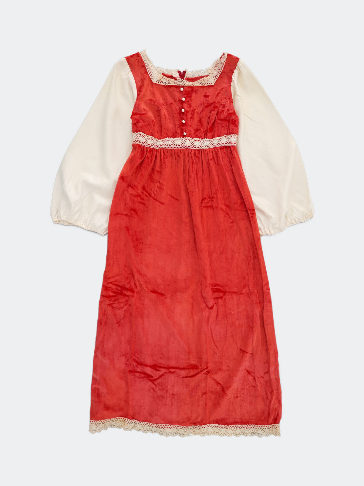 velour long dress