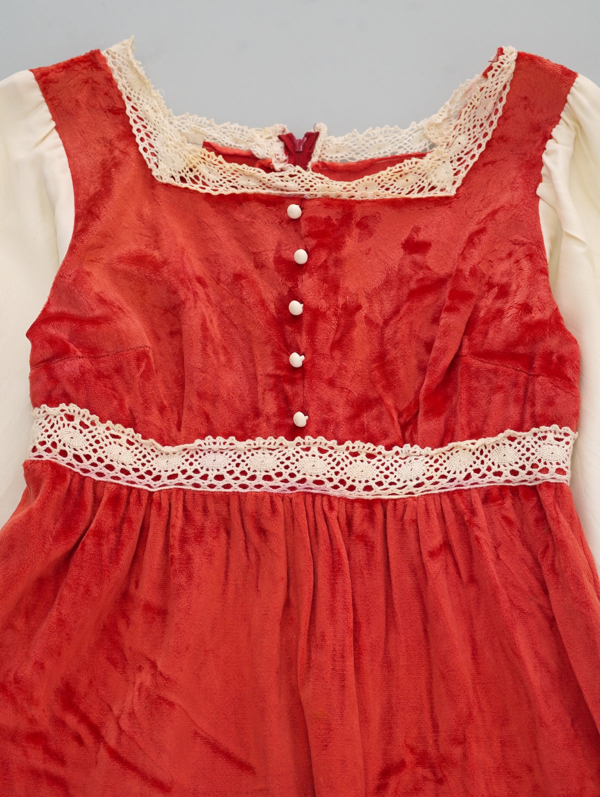velour long dress