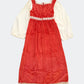velour long dress