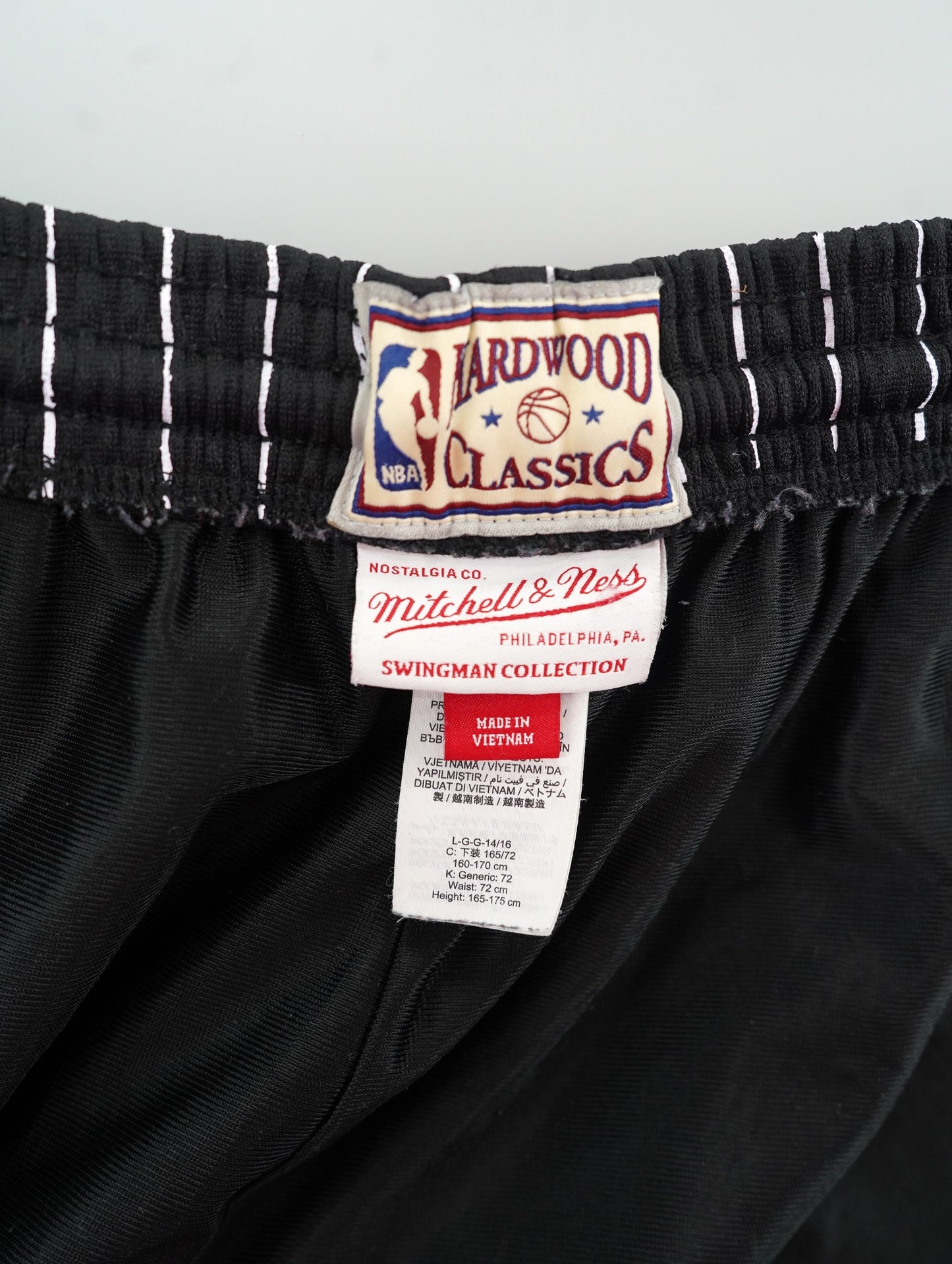 ORLANDO MAGIC stripe mesh short pants