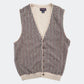 90s herringbone knit vest