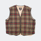 90s-00s Woolrich plaid vest