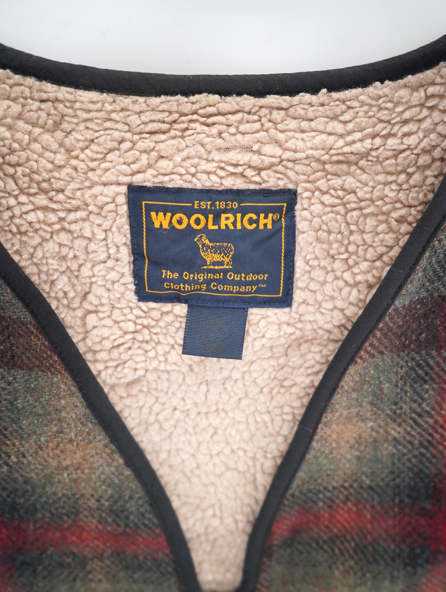 90s-00s Woolrich plaid vest