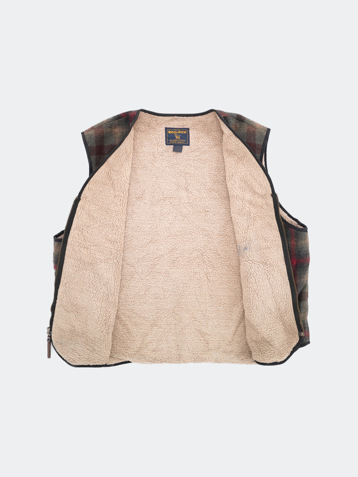 90s-00s Woolrich plaid vest