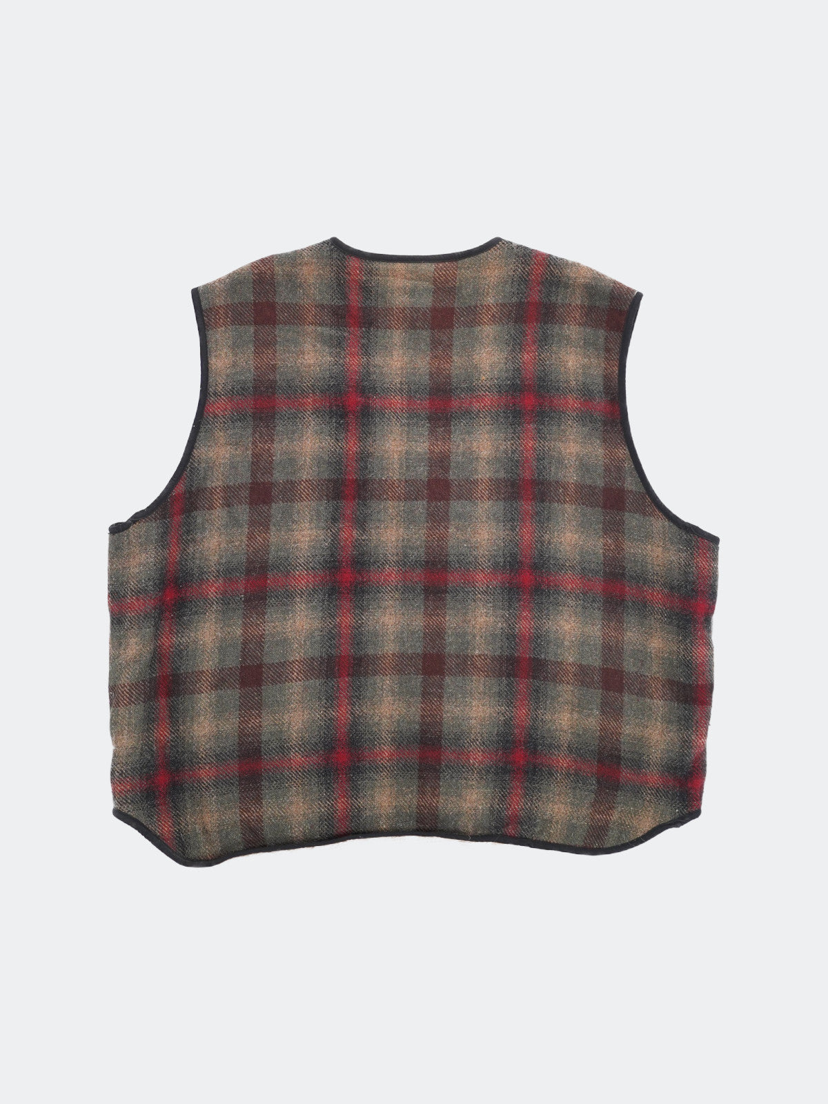 90s-00s Woolrich plaid vest