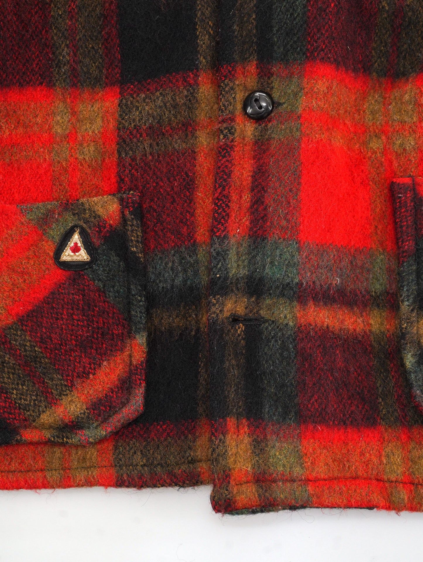 60s-70s plaid jacket