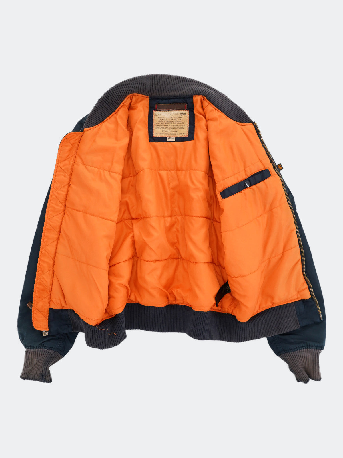 90s ALPHA INDUSTRIES MA-1 bomber jacket