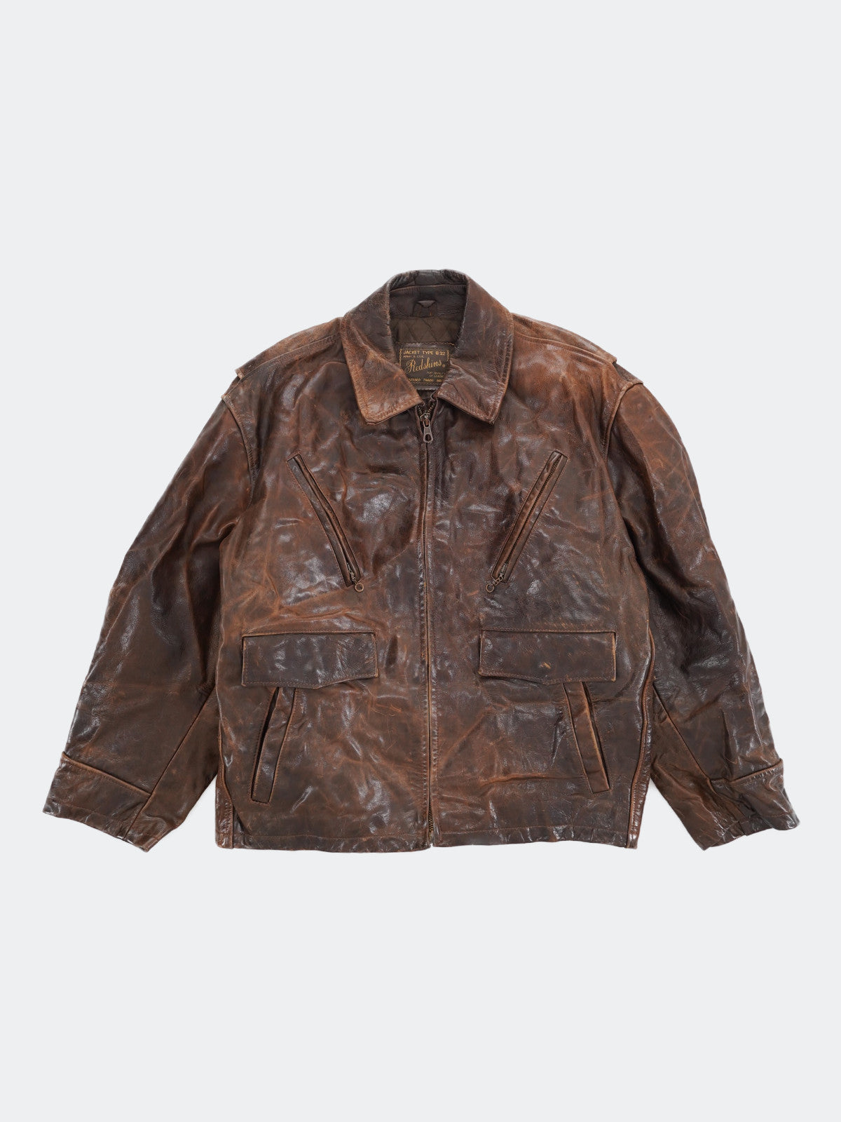 80s-90s REDSKINS type B32 leather jacket