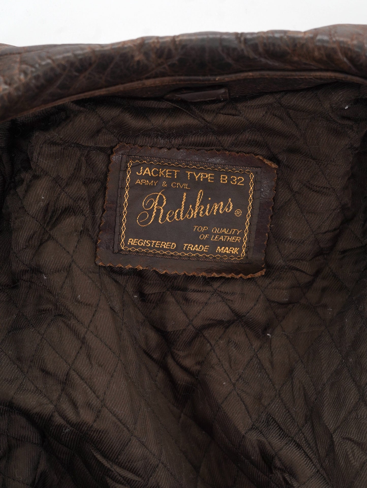 80s-90s REDSKINS type B32 leather jacket