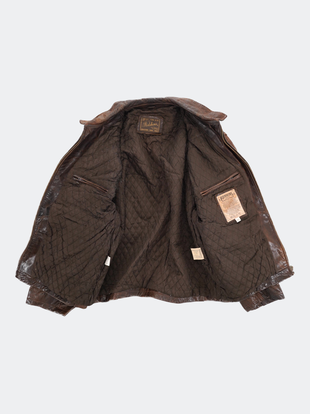 80s-90s REDSKINS type B32 leather jacket