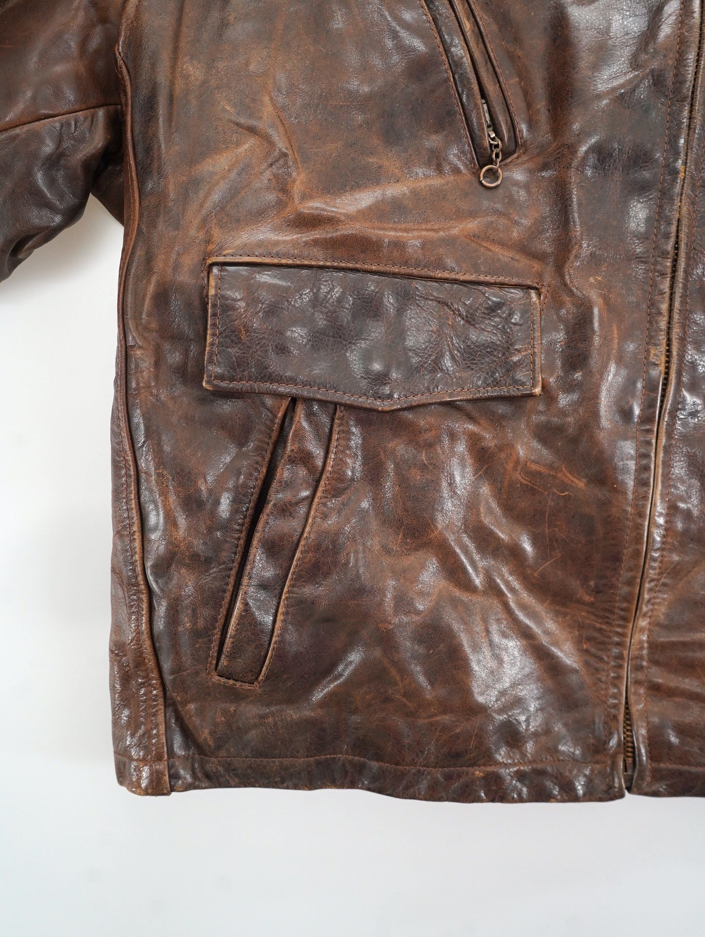 80s-90s REDSKINS type B32 leather jacket