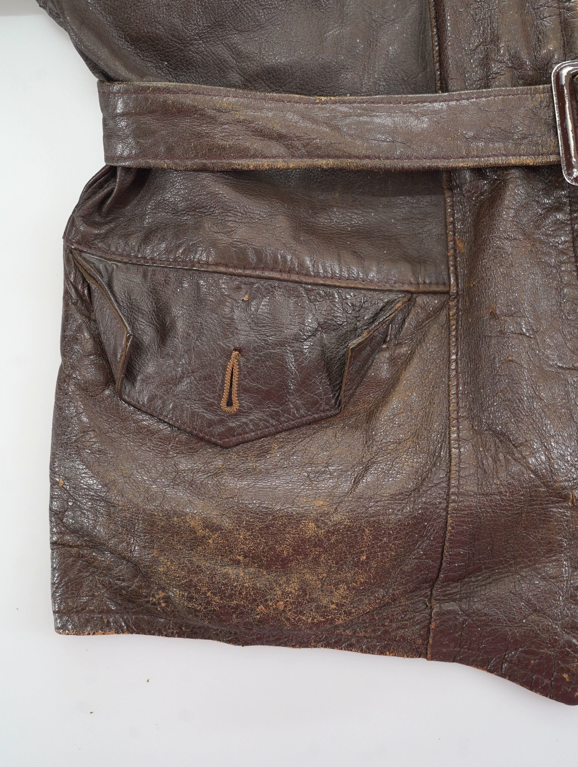 50s Genuine American leather jacket – NEVERKNOWS