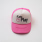 "Lets Play" Mesh cap