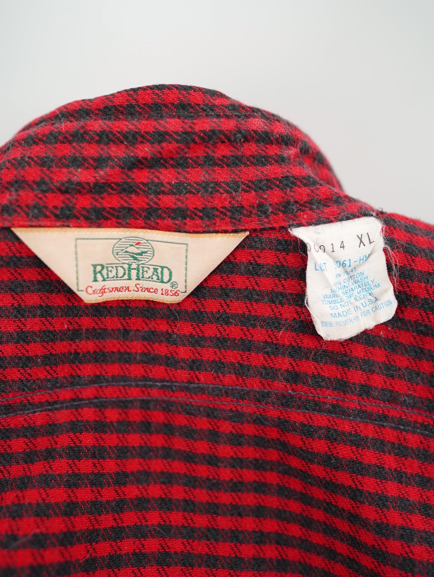 RED HEAD check shirt