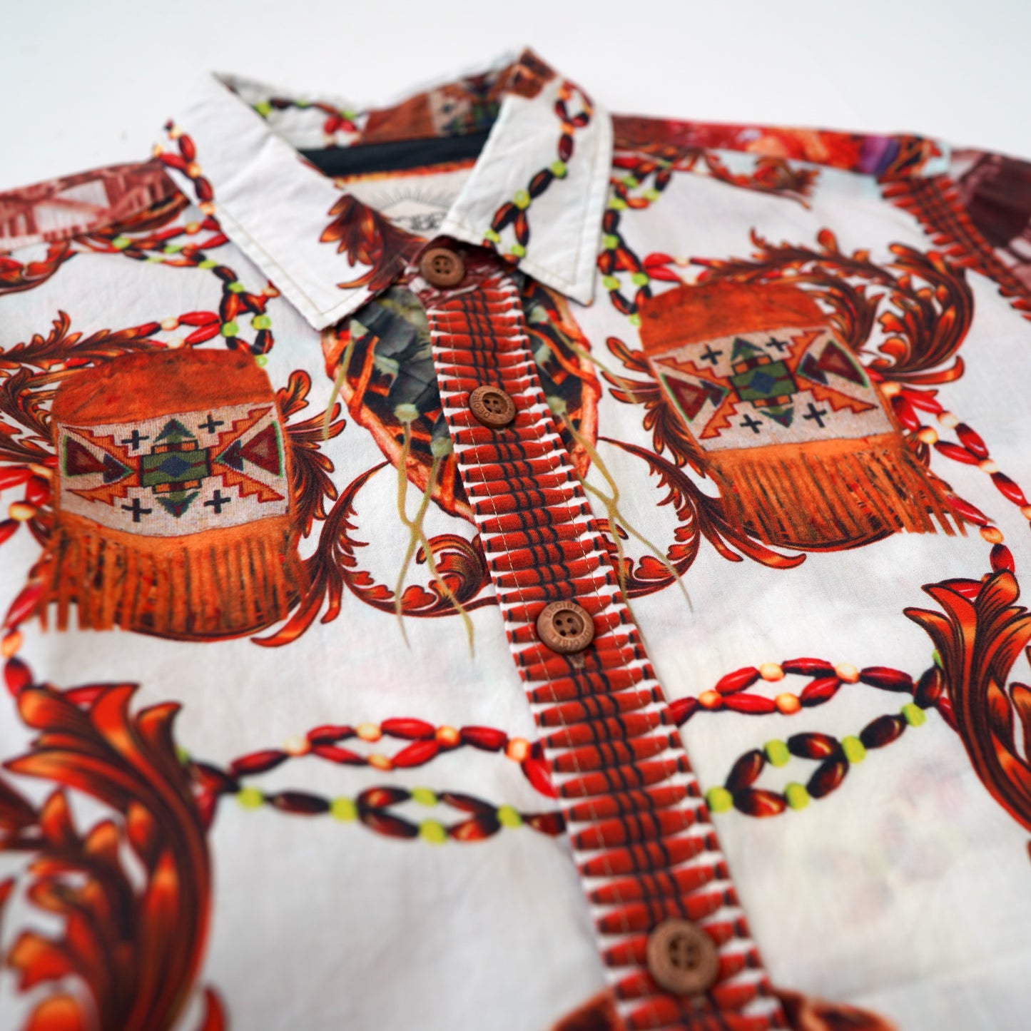 DECIBEL indian pattern shirt