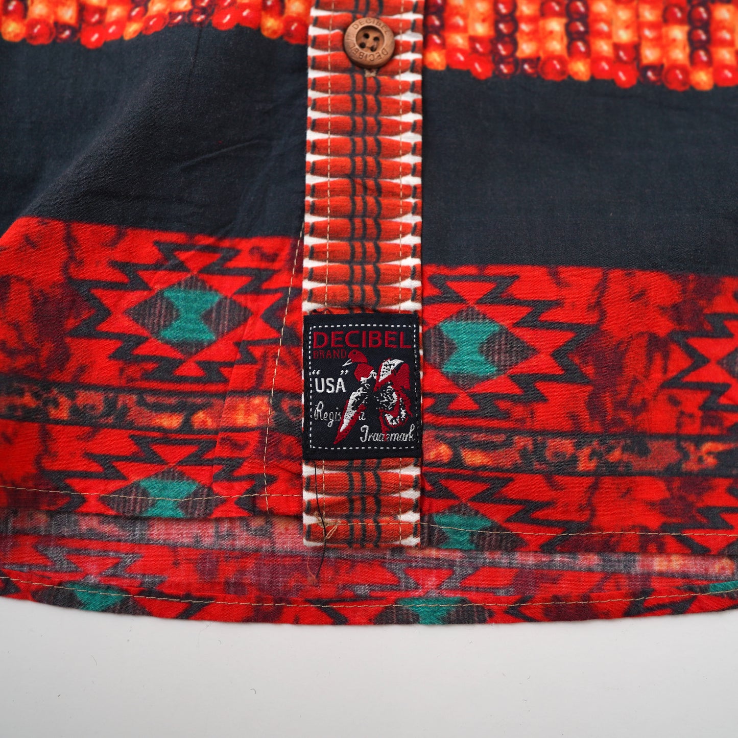 DECIBEL indian pattern shirt