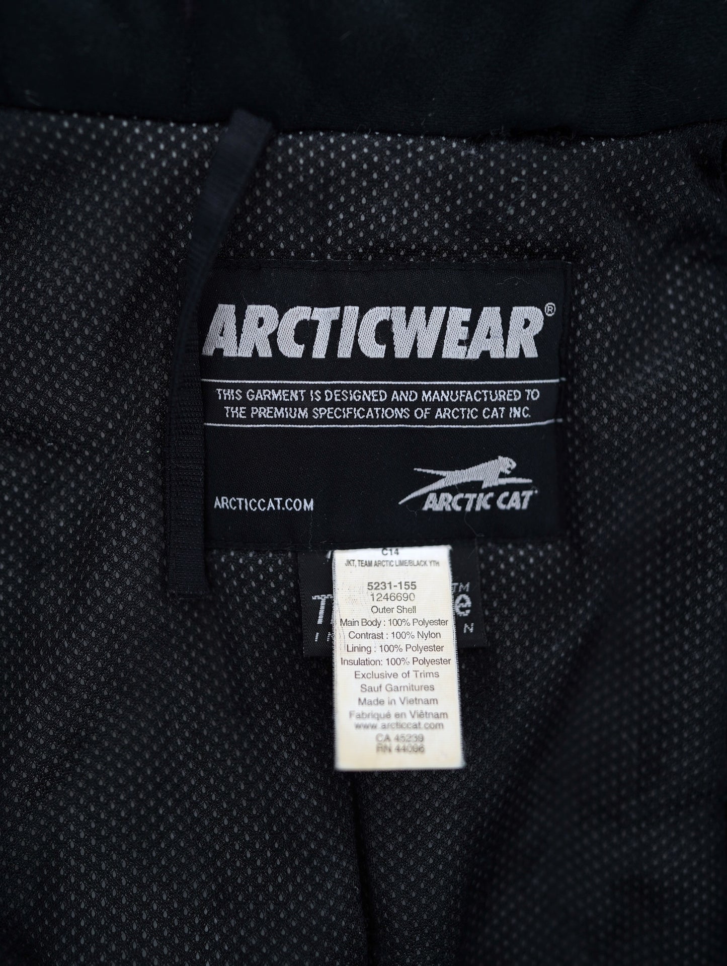 ARCTIC CAT racing jacket