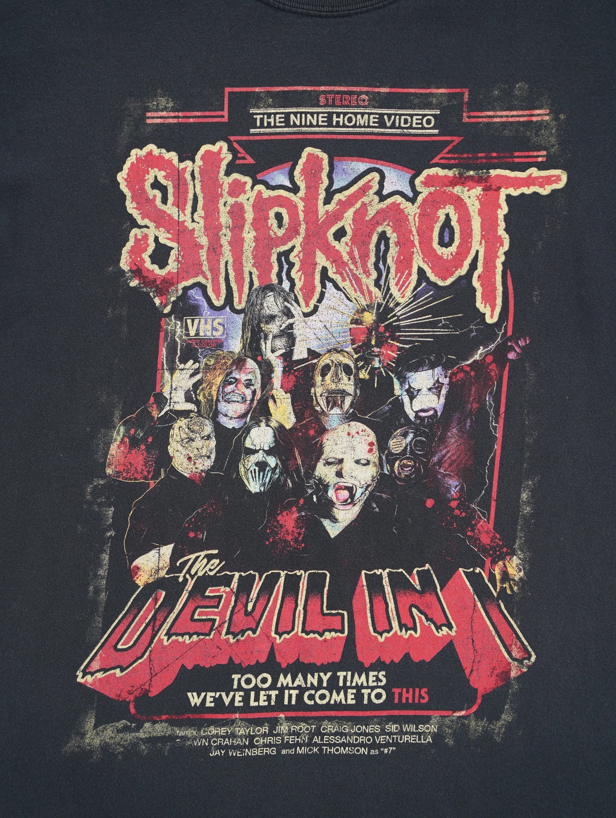 00s Slipknot tee – NEVERKNOWS