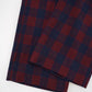 80s PENDLETON check wool pants