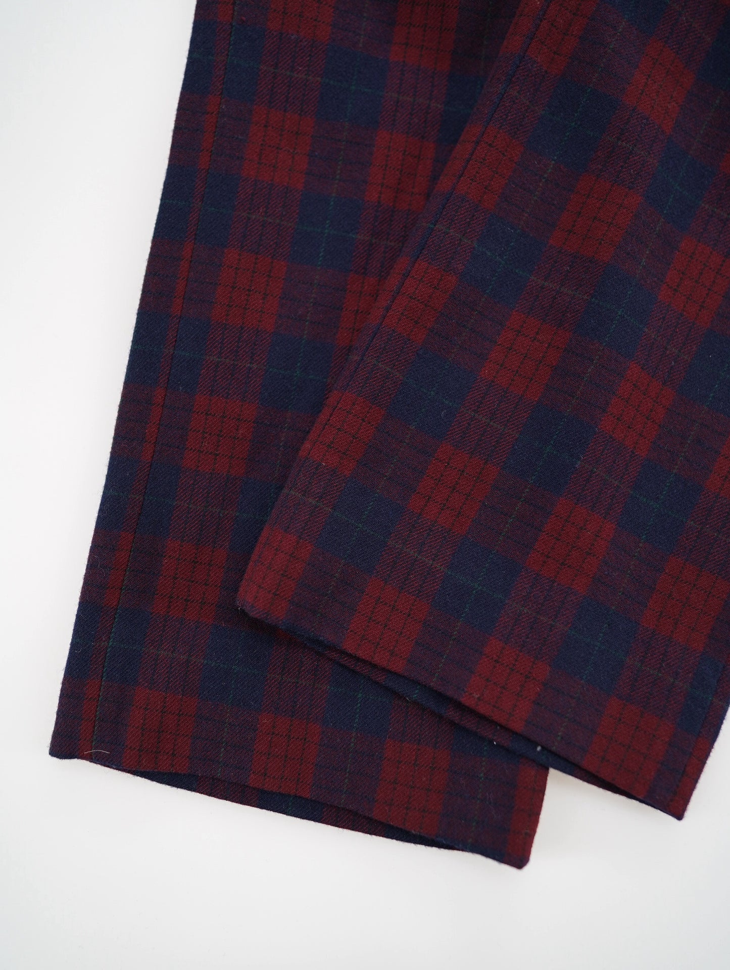 80s PENDLETON check wool pants