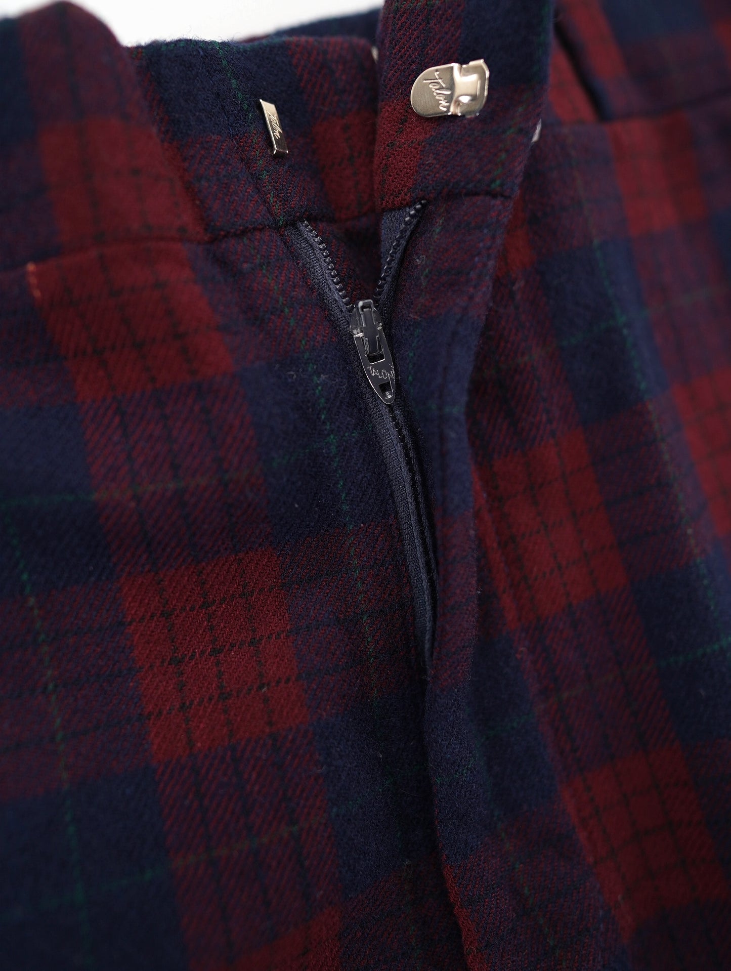 80s PENDLETON check wool pants