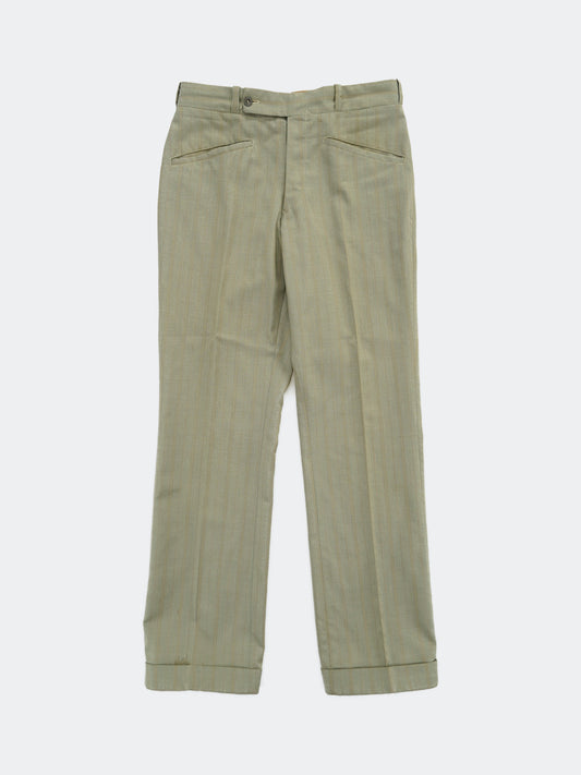 no tuck stripe slacks