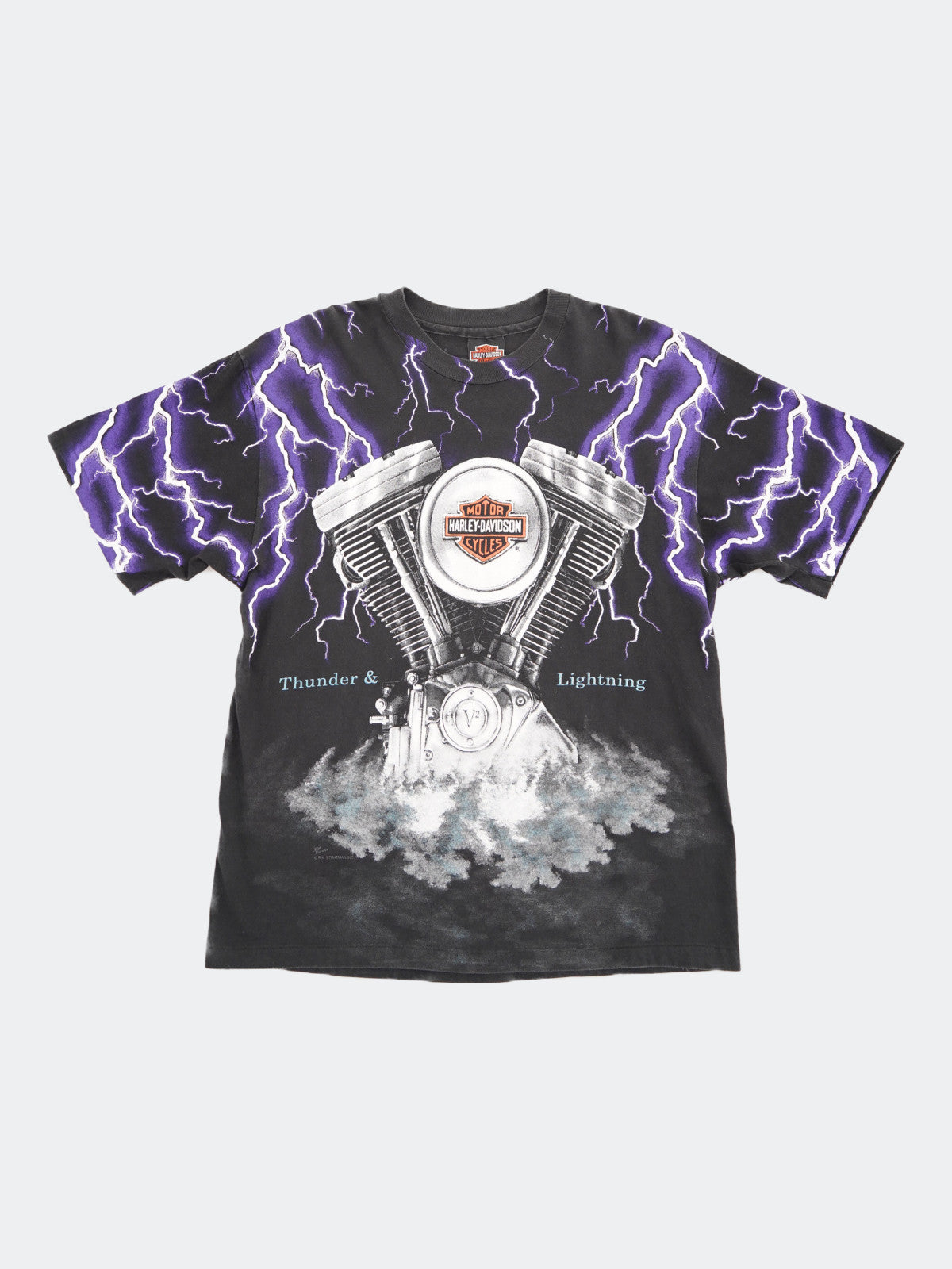 90s HARLEY DAVIDSON Thunder & Lightning tee