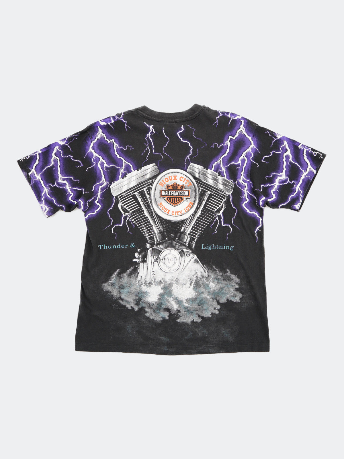 90s HARLEY DAVIDSON Thunder & Lightning tee
