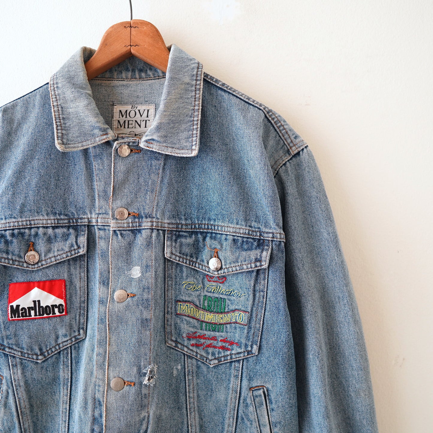 Marlboro design denim jacket